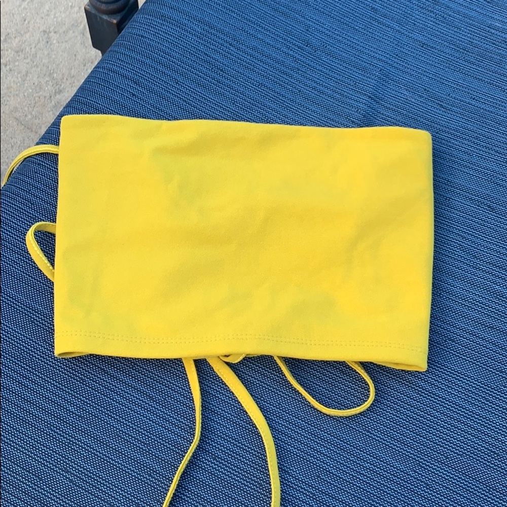 tie up tube top!
